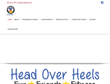 Tablet Screenshot of headoverheelsgyms.com